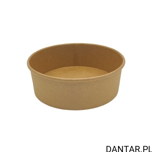 Pojemnik sałatkowy papierowy kraft 1000ml Potcart 1000C a50/6