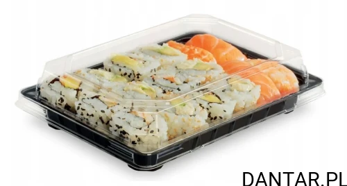 Pojemnik Sushi K-301 + przykrywka 18,5X13X2 a1/50/400