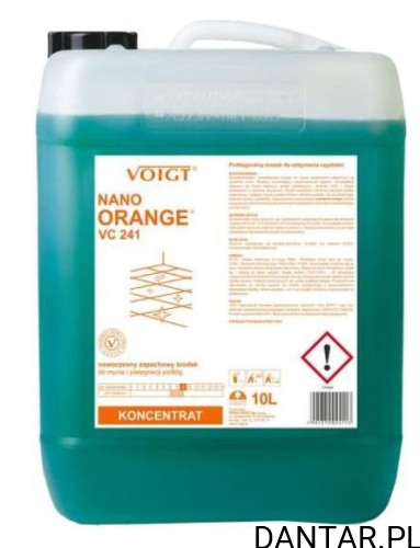 Voigt vc-241 nano orange 10l koncentrat płyn do mycia