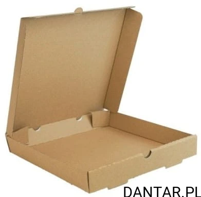 Karton na pizze 30 szary prosty a100 