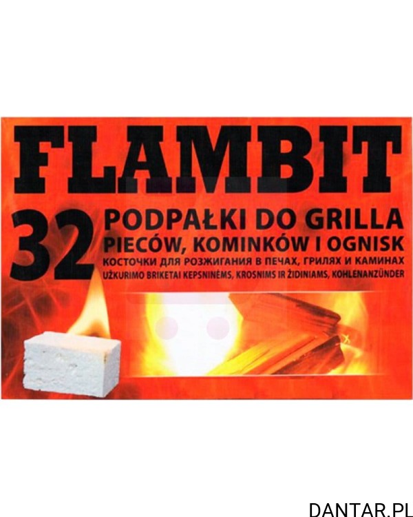 Podpałka do grilla w kostce biała a32/24 FLAMBIT