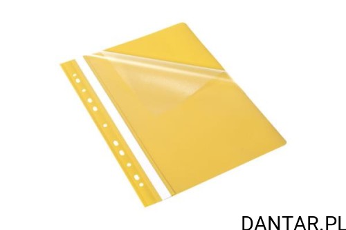Skoroszyt Bantex evo perf A4 PP żółty a1/25 