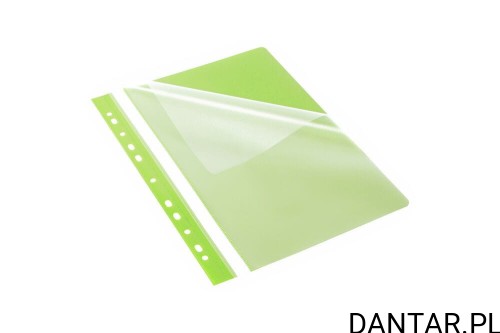 Skoroszyt Bantex evo perf A4 PP jasno zielony a1/25