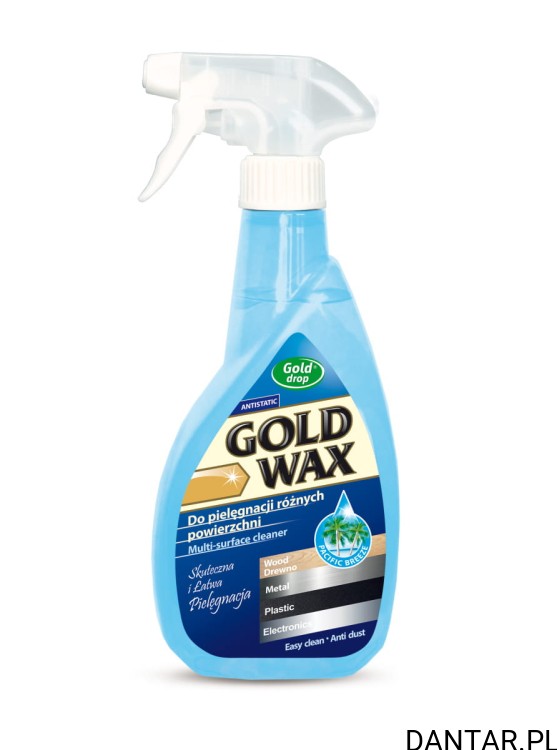Gold Wax spray do mebli płyn niebieski antistatic 400ml a1/10