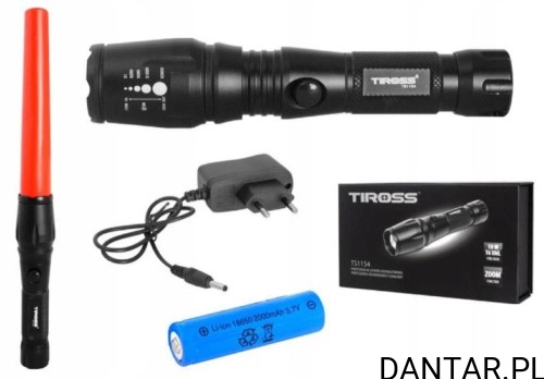Latarka akumulatorowa 10W 2000mAh Tiross TS1154