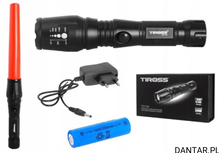 Latarka akumulatorowa 10W 2000mAh Tiross TS1154