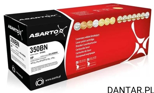 Toner do HP kompatybilny zamiennik czarny M176 CF350A BK N AS-LH350AN 350BN Asarto