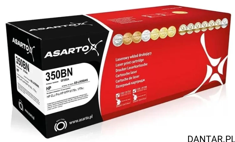 Toner do HP kompatybilny zamiennik czarny M176 CF350A BK N AS-LH350AN 350BN Asarto