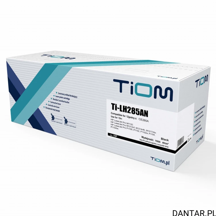 Toner do HP kmpatybilny zamiennik LH285 czarny P1102/M1132/121 1,6K 1102 CE285A Tiom