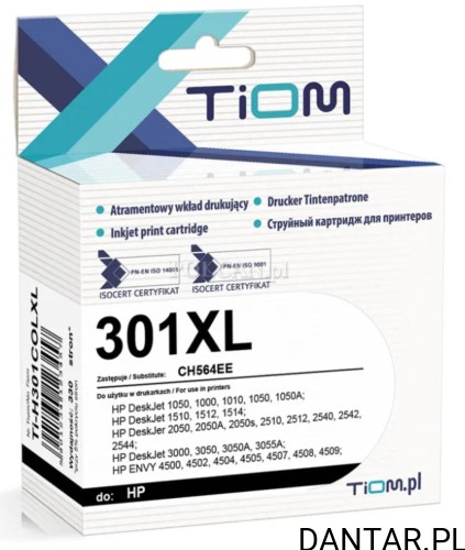 Tusz TI-H301COLXL do HP 301XL kampatybilny zamiennik CH564EE Tiom
