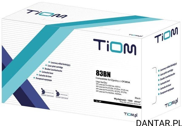 Toner do HP kompatybilny zamiennik CF283A 1,5k 283 Tiom