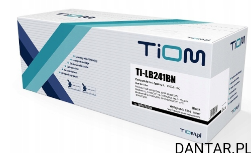 Toner do Brother kompatybilny zamiennik Ti-LB241BN TN-241BK 2,5k black Tiom