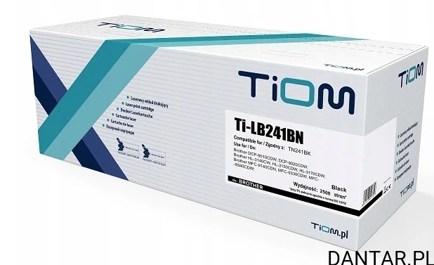 Toner do Brother kompatybilny zamiennik Ti-LB241BN TN-241BK 2,5k black Tiom