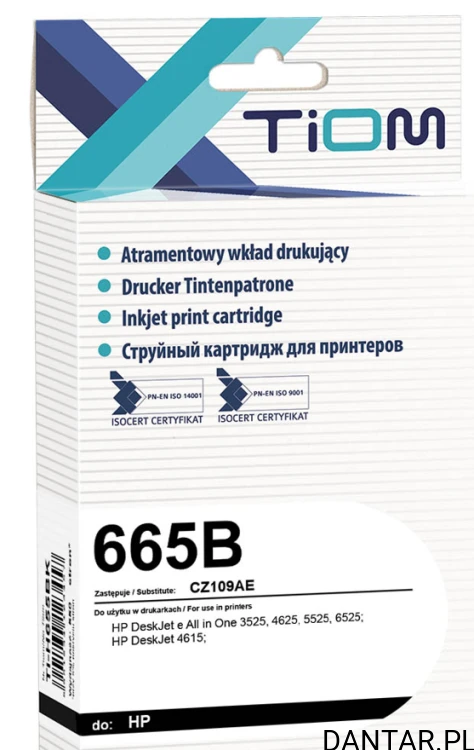 Tusz do HP zamiennik kompatybilny 655 czarny