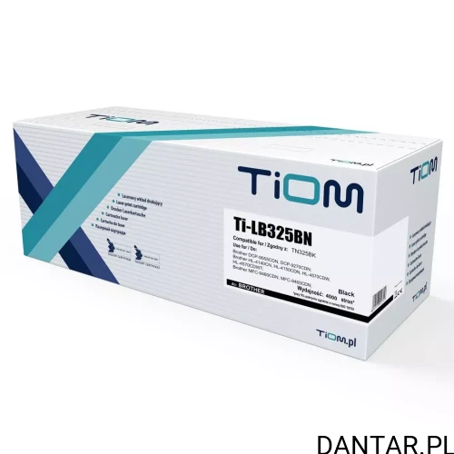 Toner do Brother kompatybilny zamiennik TN325BN Ti-LB325BN 4k black Tiom