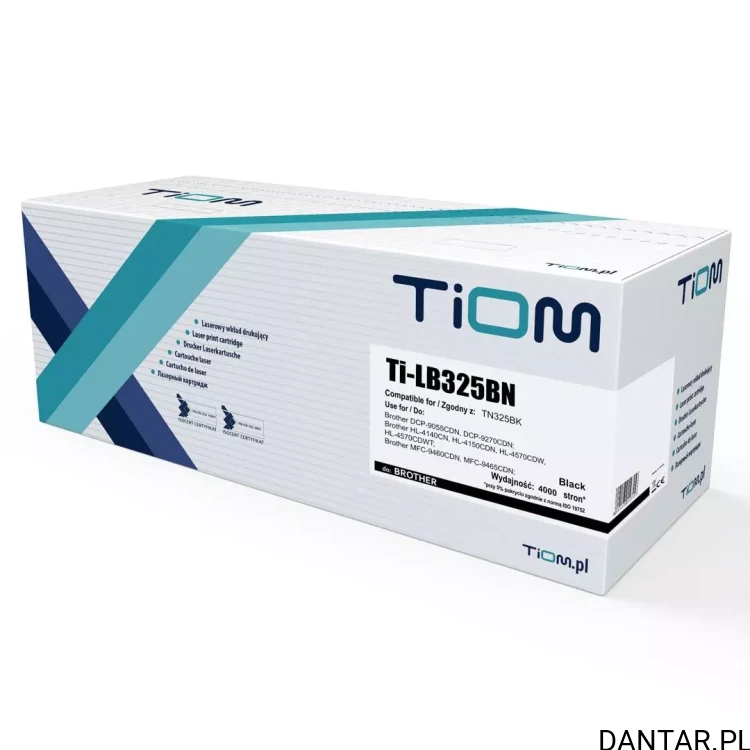 Toner do Brother kompatybilny zamiennik TN325BN Ti-LB325BN 4k black Tiom