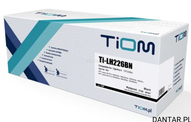 Toner do HP kompatybilny zamiennik 226BN | CF226A | 3100 str. | black | Ti-LH226BN Tiom