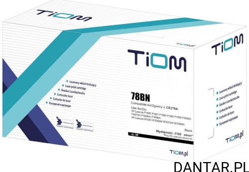 Toner do HP kompatybilny zamiennik CF217A czarny 1,6k  Tiom
