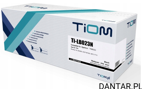 Toner do Brother kompatybilny zamiennik Ti-LB023N HL-B2080 TNB023 2K Tiom