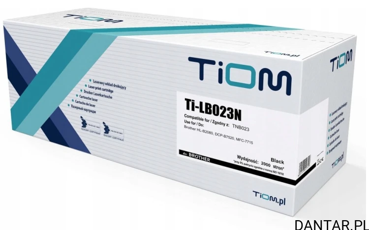 Toner do Brother kompatybilny zamiennik Ti-LB023N HL-B2080 TNB023 2K Tiom