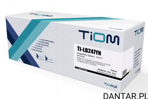Toner do Brother TN247 2,3K YN Ti-LB247YN Tiom