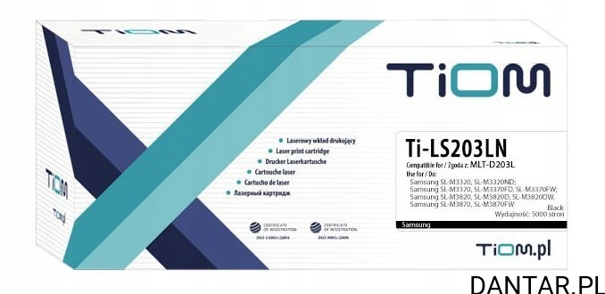 Toner do Samsung 203LN | SU897A | 5000 str. | black Tiom