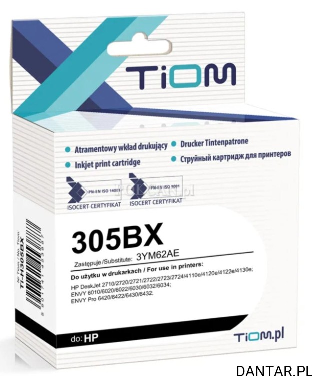 Tusz do HP 305BX 3YM62AE 420 stron Tiom