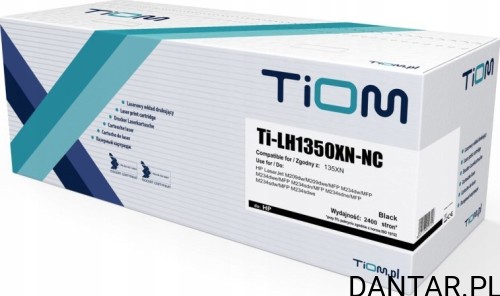 Pudełko tonera Tiom Ti-LH1350XN-NC, zamiennik HP W1350X, kolor czarny