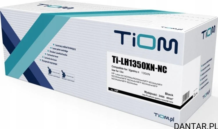 Pudełko tonera Tiom Ti-LH1350XN-NC, zamiennik HP W1350X, kolor czarny