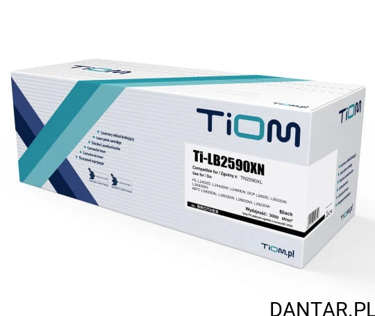 Toner do brother kompatybilny zamiennik TN2590XL Ti-LB2590XN black Tiom