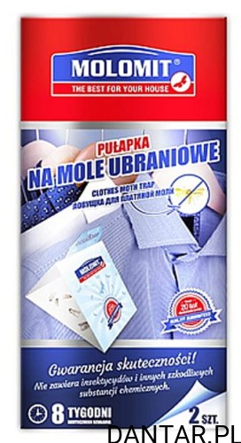 Pułapka na mole ubraniowe molomit a2
