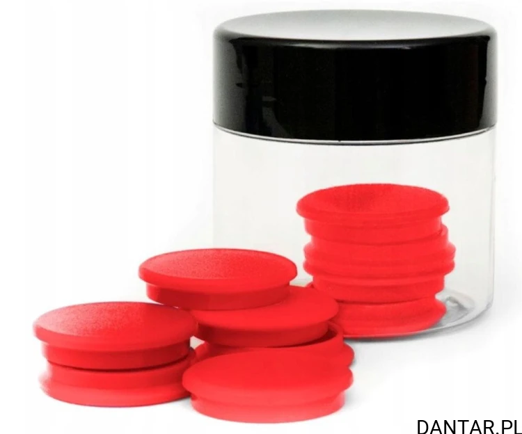 Magnes 30mm czerwony Tres a10