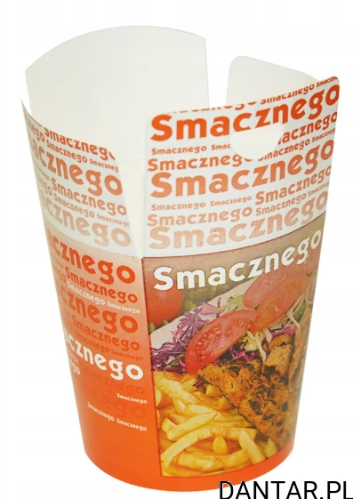 Kubełek 500ml kebab box smacznego 43184 a50/20