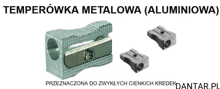 Temperówka metalowa pojedyńcza PENWORD  a1/24