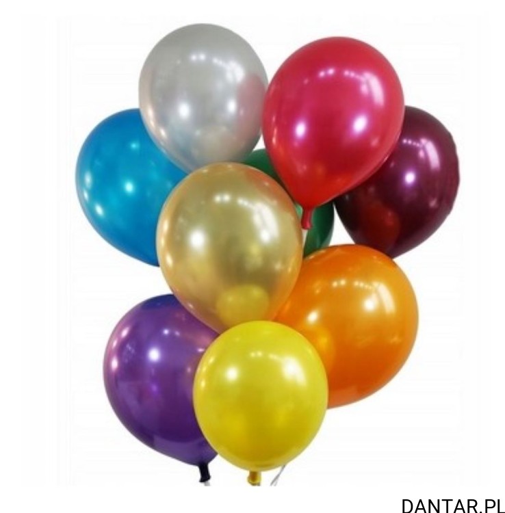 Balon *10 metalik mix kolorów a100