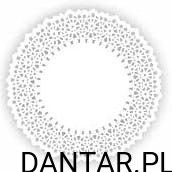 Serwetka papierowa ażurowa  okrągła  biała *25cm a12