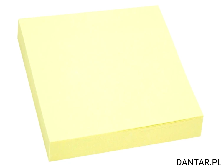 Notes samoprzylepny 75x75 Tres żółty 100K a1/12/120