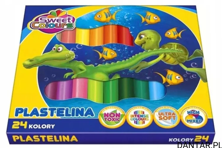 Plastelina 24 kolory Sweet Colours a24/5
