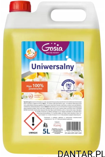 Płyn do mycia uniwersalny 5l egzotyczne cytrusy Gosia