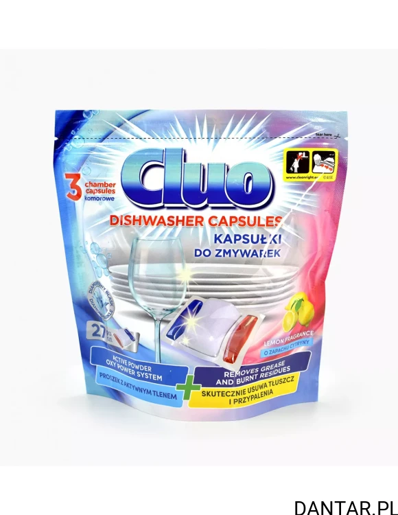 Tabletki do zmywarki Cluo lemon a27
