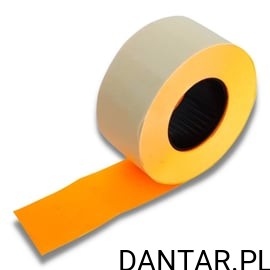 Taśma do metkownicy prosta 2w pomarańczowa 26x16 a1/5/100 