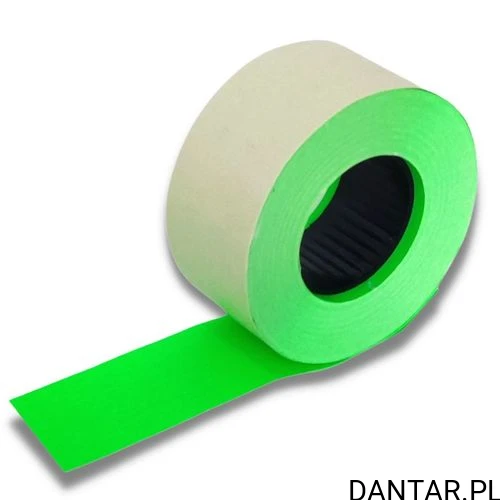 Taśma do metkownicy prosta  2w zielona 26x16 a1/5/100