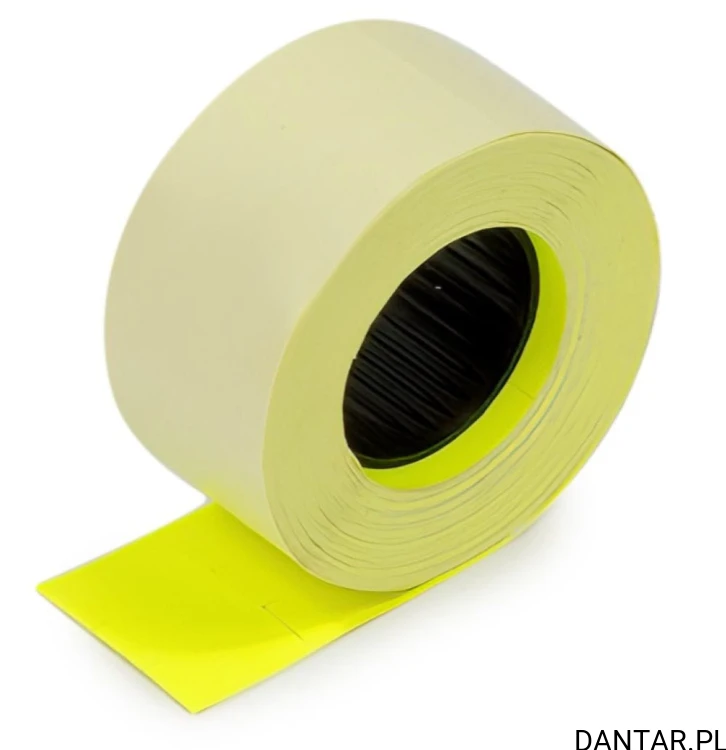 Taśma do metkownicy prosta 2w żółta 26x16 a1/5/100  