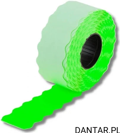 Taśma do metkownicy falista zielona 1w 26x12 a1/5
