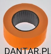 Taśma do metkownicy prosta 1w pomarańczowa 22x12  a1/5
