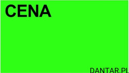 Etykieta cena typ A zielona a1/5