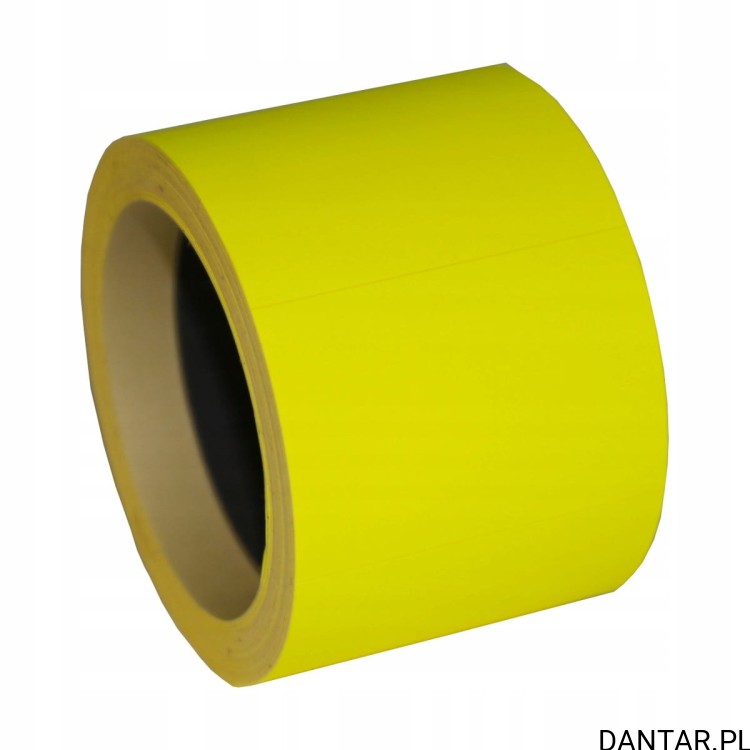 Etykieta cena typ D żółta gładka 40x30 a1/5 