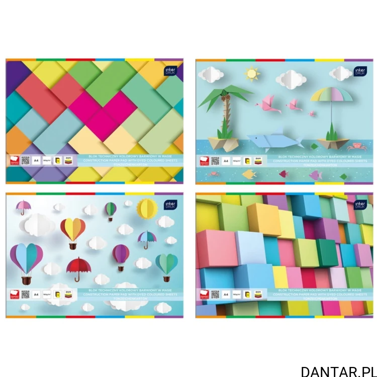 Blok techniczny A4 kolor interdruk a1/10