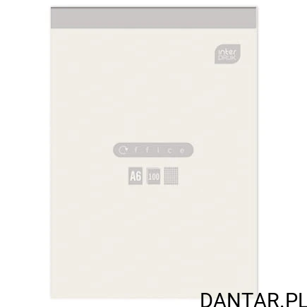 Blok biurowy A6 100K kratka Interdruk a1/10/160