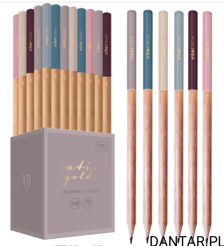 Ołówek HB satin gold Interdruk a1/72